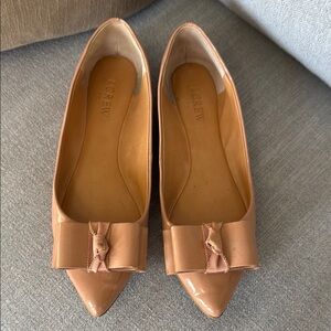 J. Crew Women's Nude Bow Flats